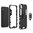 Slim Armour Tough Shockproof Case / Finger Ring Holder for Huawei Y5 (2019) - Black